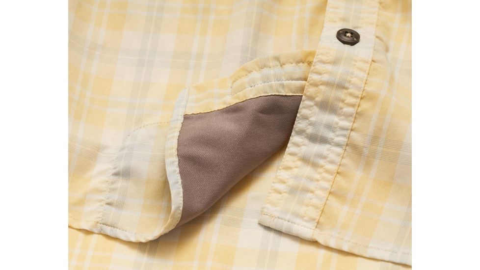 Howler Brothers Matagorda Shortsleeve - Mens, Shoreline Plaid / Sunny Yellow, Medium, 124619S-SPY-M