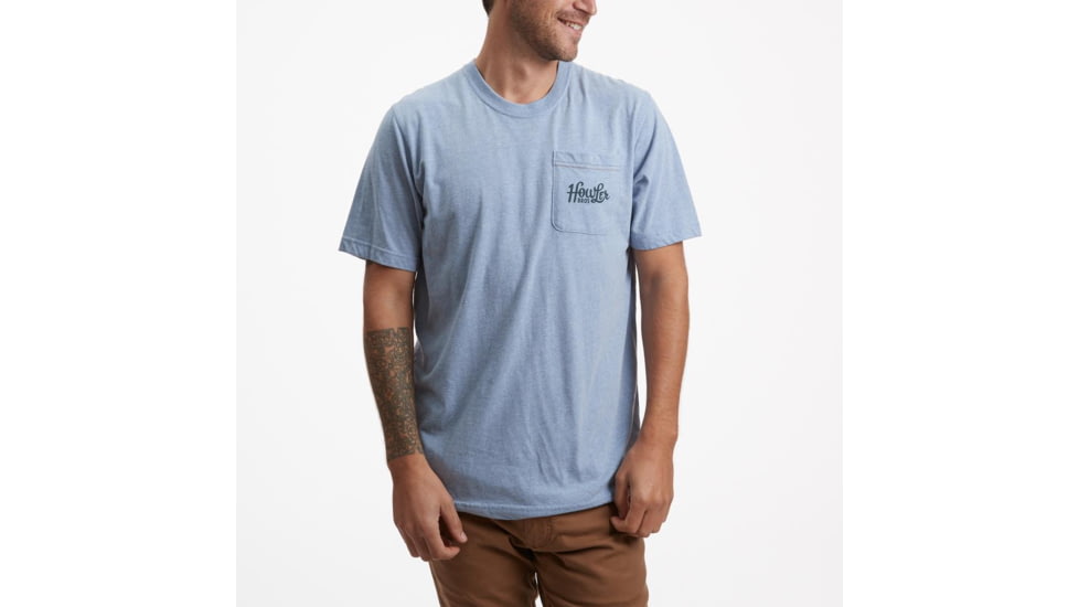 Howler Brothers Select Pocket T-Shirt - Mens, Howler Shapes/Blue Heather, S, 111020S-HSB-S