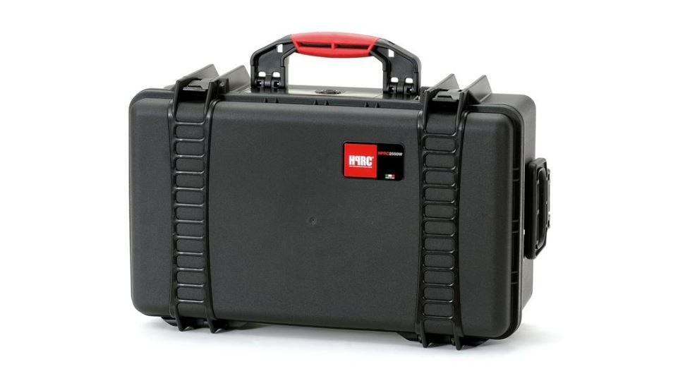 HPRC 2550W Wheeled Hard Case, Cubed Foam, Black HPRC2550WFBLACK