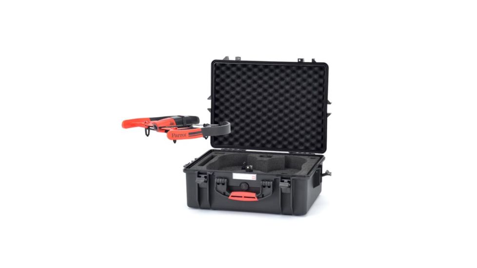 HPRC 2600 Plastic Box for Parrot Bebop with Cubed Interior, Black BEB2600-01