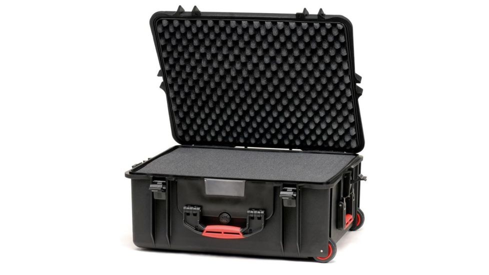 HPRC 2700W Wheeled Hard Case, Cubed Foam, Black HPRC2700WFBLACK