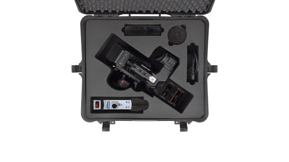 HPRC 2730W Hard Plastic Case for URSA Mini with Pre-Cut Foam Interior and Wheels, Case Only, Black URS2730W-01
