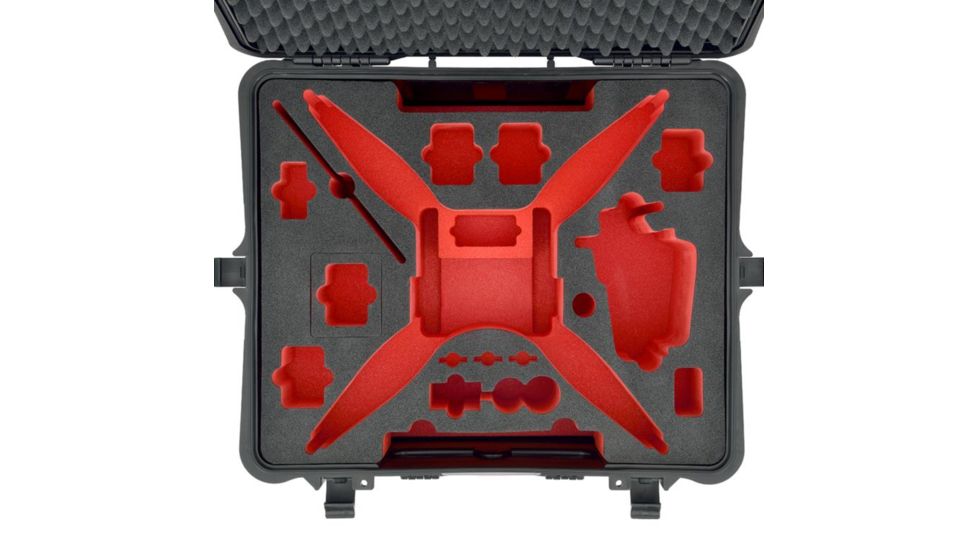 HPRC DJI Phantom 4 Case with Pre-Cut Foam, Black PHA4-2710-01