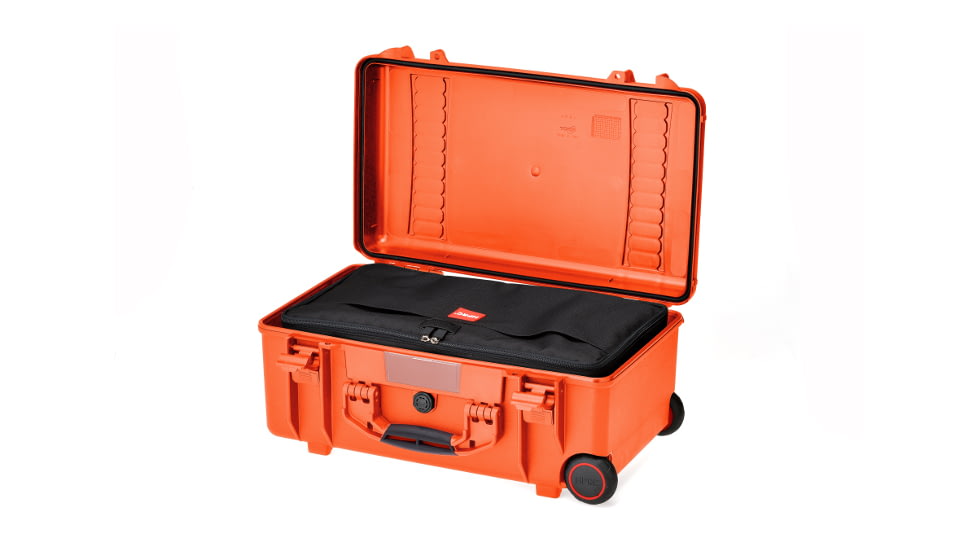HPRC HPRC2550W Wheeled Hard Case, Bag and Dividers, Orange, HPRC2550WBAGORA