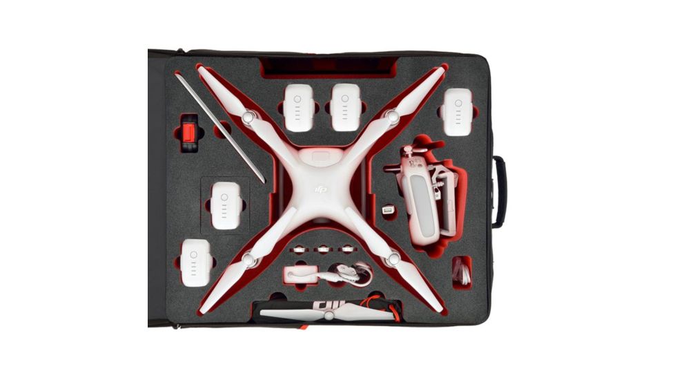 HPRC Soft Bag for DJI Phantom 4 with Pre-Cut Foam Interior, Case Only, Black PHA4-BAG27-01