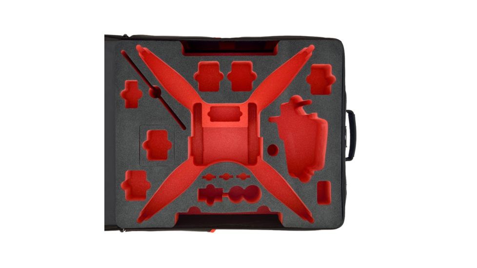 HPRC Soft Bag for DJI Phantom 4 with Pre-Cut Foam Interior, Case Only, Black PHA4-BAG27-01