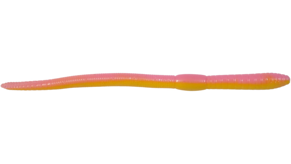 HR Tackle Bubblegum Worm, 20, 6in, Pink/Yellow, 6202LB