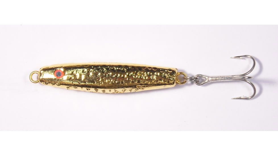 HR Tackle Short Body Stingsilver Jig, 2 oz, Gold Tone Body, 1547G