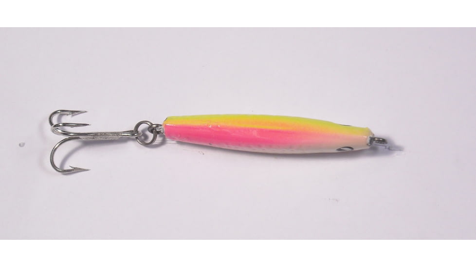 HR Tackle Short Body Stingsilver Jig, 2 oz, Sherbet, 1547CP