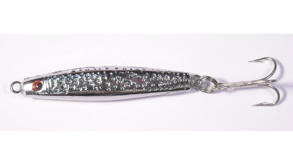 HR Tackle Short Body Stingsilver Jig, 3 oz, Chrome, 1560CH