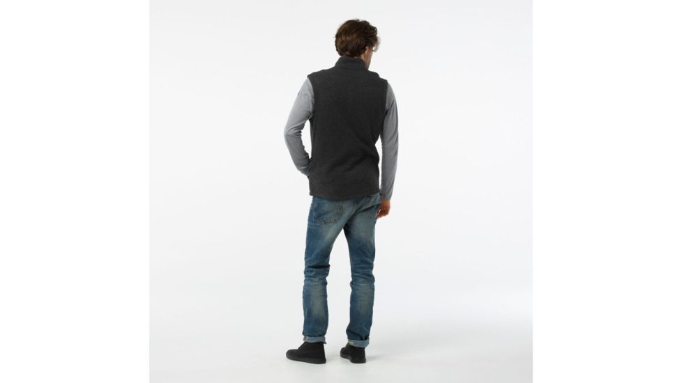Smartwool Hudson Trail Fleece Vest-Men's, Dark Charcoal, Extra Large, SW016214A53-XL