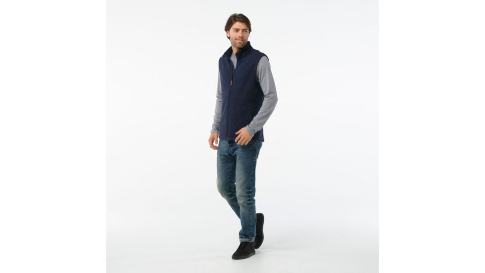 Smartwool Hudson Trail Fleece Vest-Men's, Navy, Small, SW016214410-S