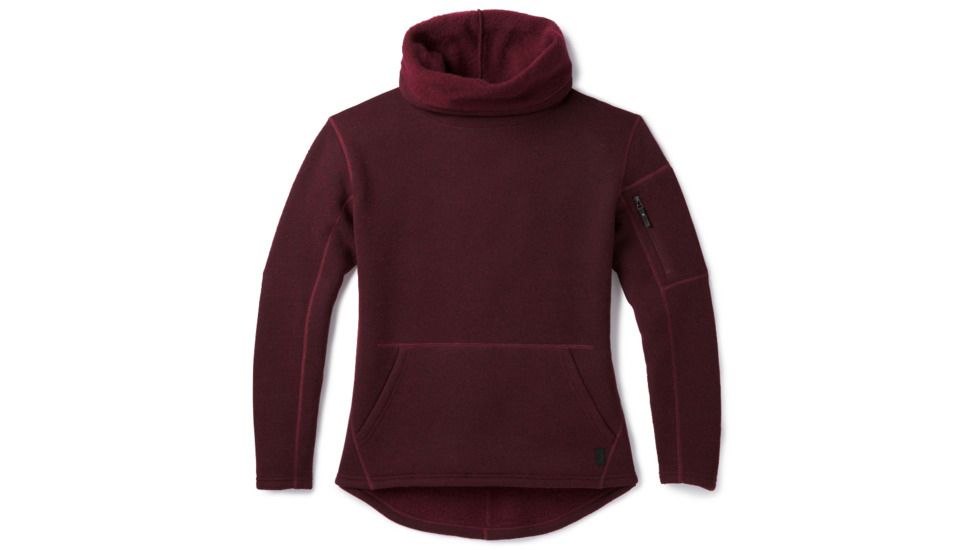Smartwool Hudson Trail Pullover Fleece Sweater-Women's, Tibetan Red, Medium, SW000313A25-M