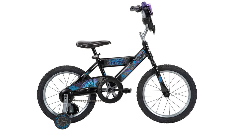 Huffy Black Panther Kids Bike - Boys, Black/Blue/Purple, 16 in, 21522