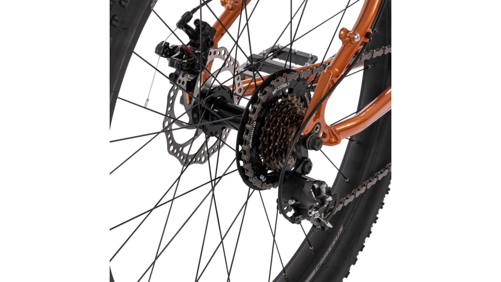 Huffy Crassus Mid-Fat Tire 7-Speed Mountain Bike - Mens, Bronze, 27.5 inch, 66862