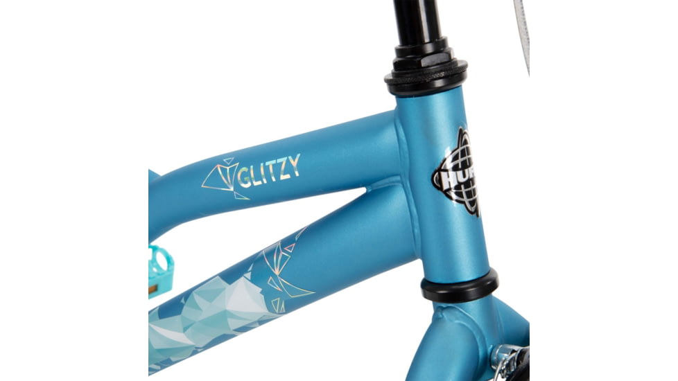 Huffy Glitzy Kids Bike - Girls, Blue, 20in, 23070