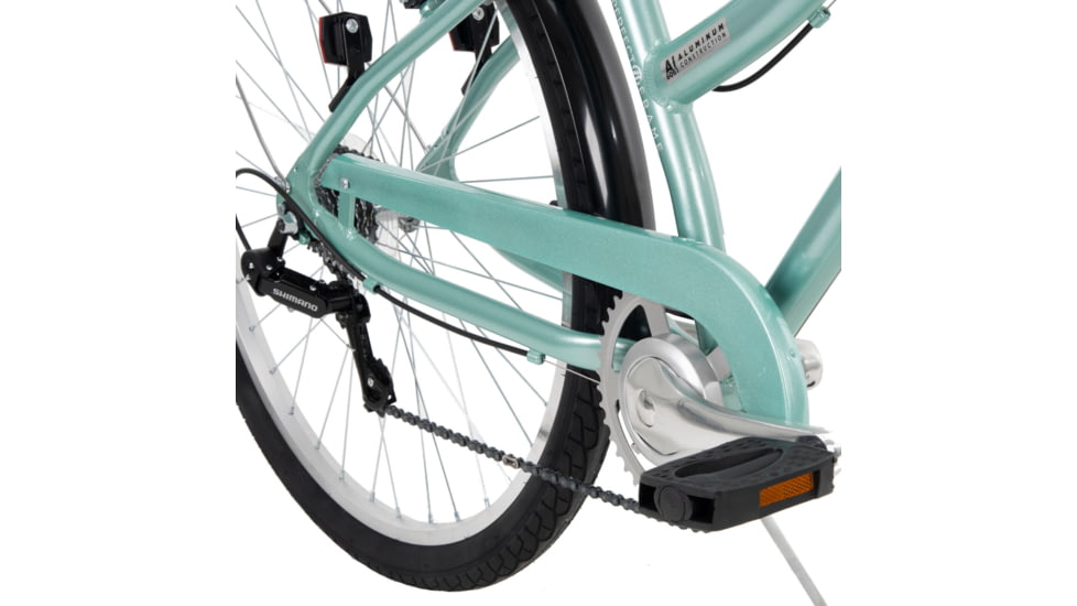 Huffy Hyde Park Lightweight Comfort Bike, 7 Speed - Womens, Mint, 27.5 inch, 76710