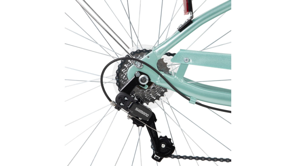 Huffy Hyde Park Lightweight Comfort Bike, 7 Speed - Womens, Mint, 27.5 inch, 76710