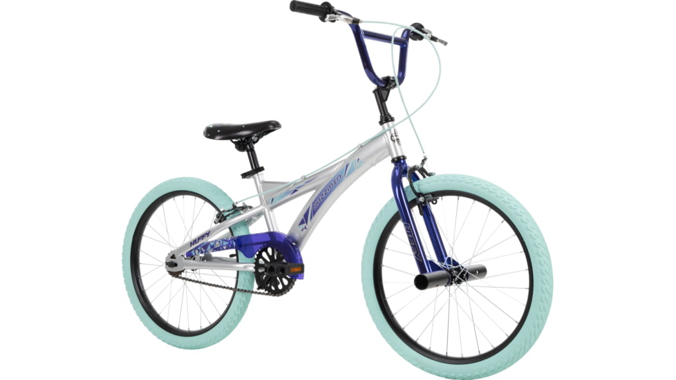 Huffy Jazzmin Kids Bike - Girls, White/Purple/Blue, 20 in, 23090