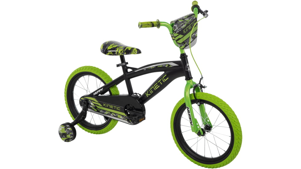 Huffy Kinetic Kids Bike - Boys, Green/Black, 16 in, 21822