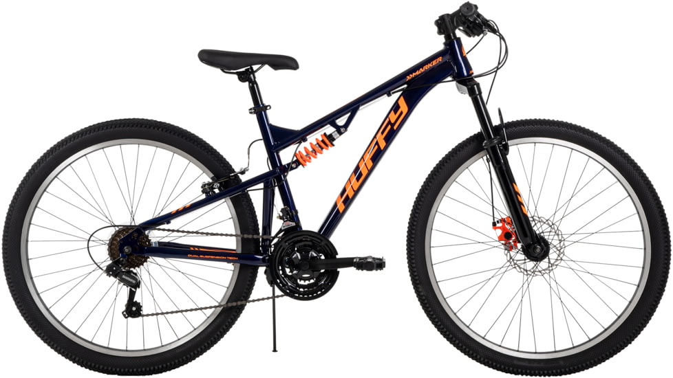 Huffy Marker DS Mountain Bike - Men's, Black/Orange, 26 in, 26942