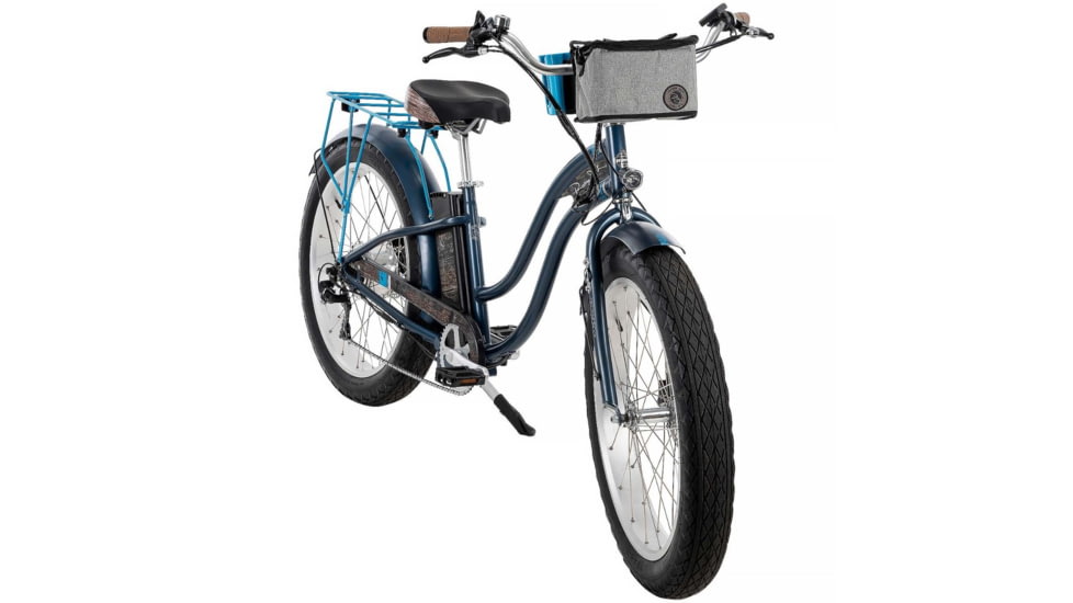 Huffy Panama Jack Fat Tire Elecrtic Bike-Mens,48v, Denim Blue, 26 inch, E4800