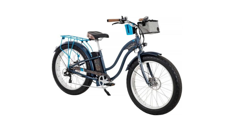 Huffy Panama Jack Fat Tire Elecrtic Bike-Mens,48v, Denim Blue, 26 inch, E4800