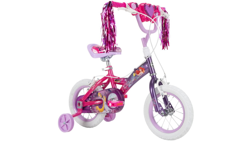 Huffy Princess Kids Bike - Girls, 12in Wheel, Purple, 72119