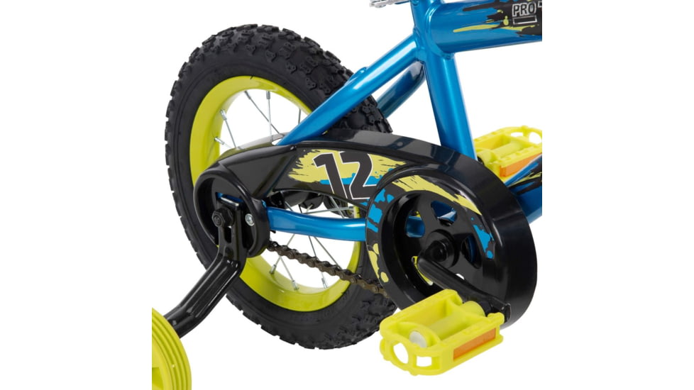 Huffy Pro Thunder Kids Bike - Boys, Blue/Yellow, 12in, 22020