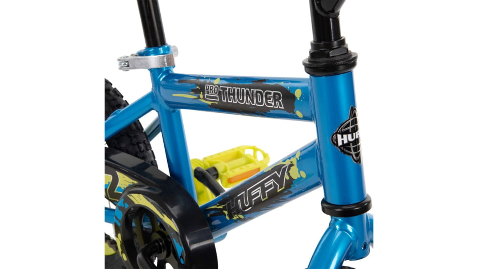 Huffy Pro Thunder Kids Bike - Boys, Blue/Yellow, 12in, 22020