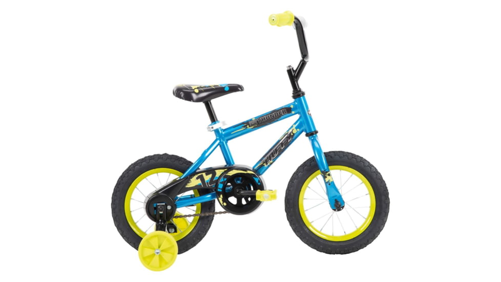 Huffy Pro Thunder Kids Bike - Boys, Blue/Yellow, 12in, 22020