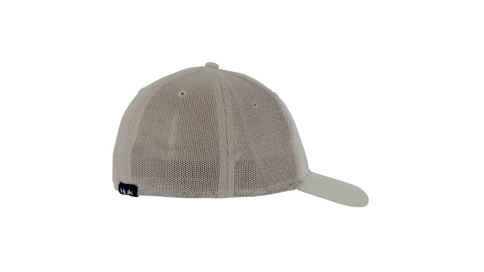 HUK 205S KScott Hat with Bass and Blue Patch, Khaki H3000037KHKML