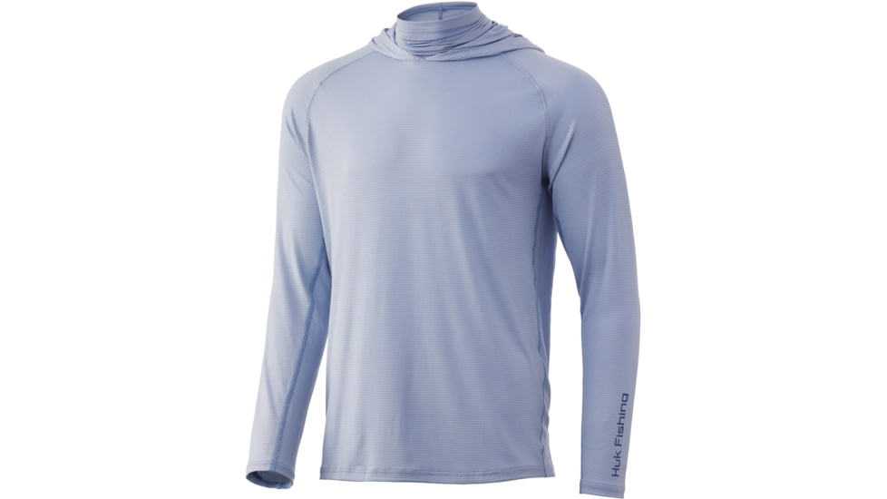 HUK Performance Fishing A1A Hoodie - Men's, Blue Fog, XXL, H1200440-473-XXL