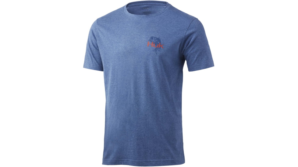 HUK Performance Fishing Big Mouth Tee - Men's, Titanium Heather, M, H1000328-482-M