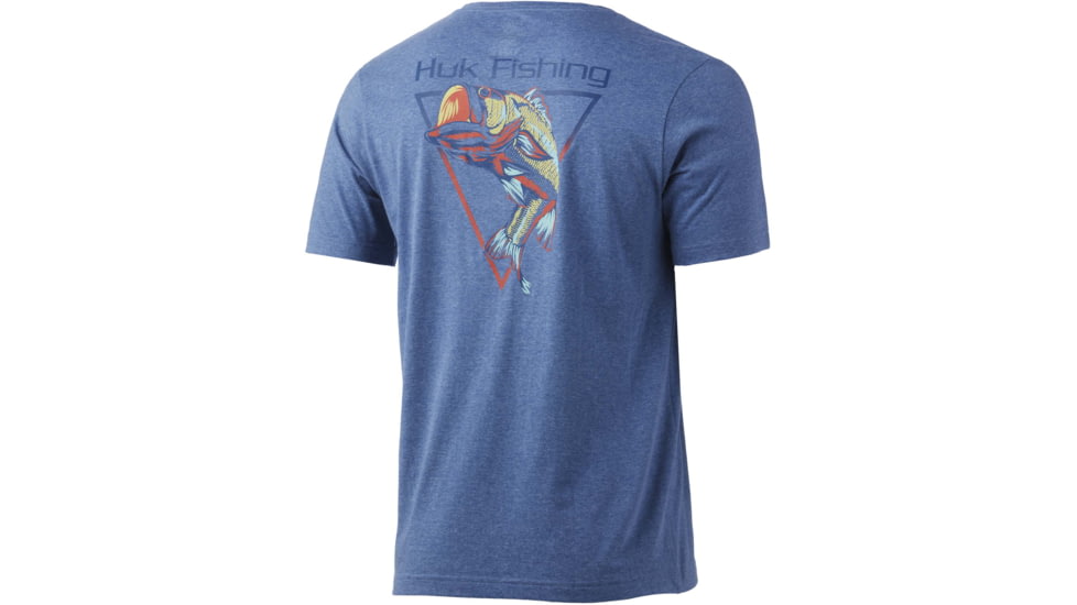 HUK Performance Fishing Big Mouth Tee - Men's, Titanium Heather, M, H1000328-482-M