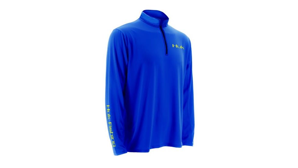 HUK Icon 1/4 Zip, Royal, Small H1200065RYLS
