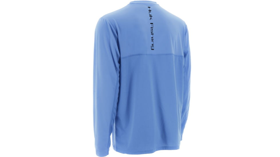 HUK Icon Long Sleeve, Carolina Blue, Small H1200064CBLS