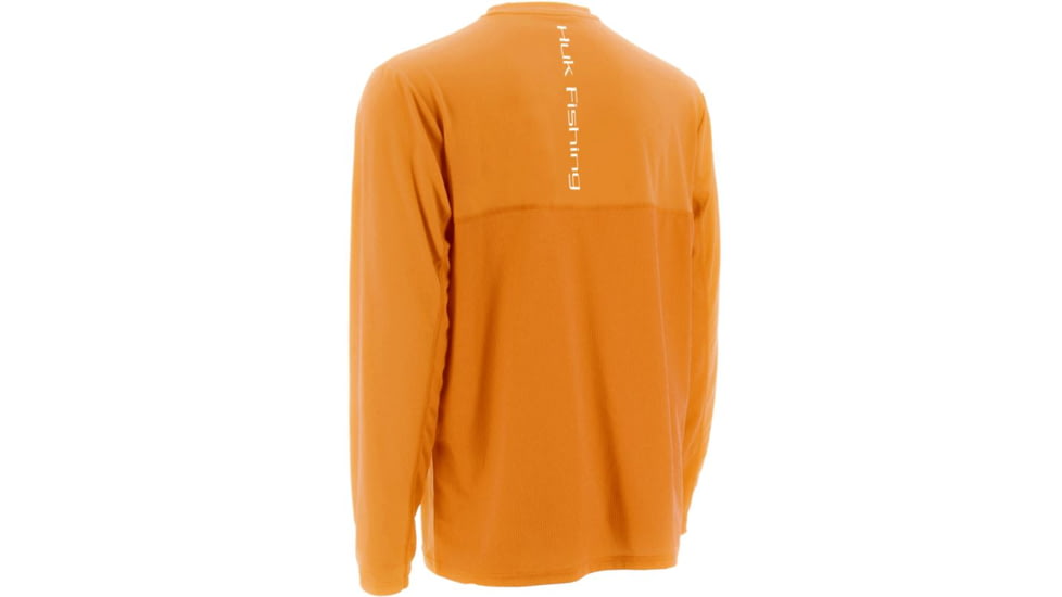 HUK Icon Long Sleeve, Orange, Large H1200064ORGL