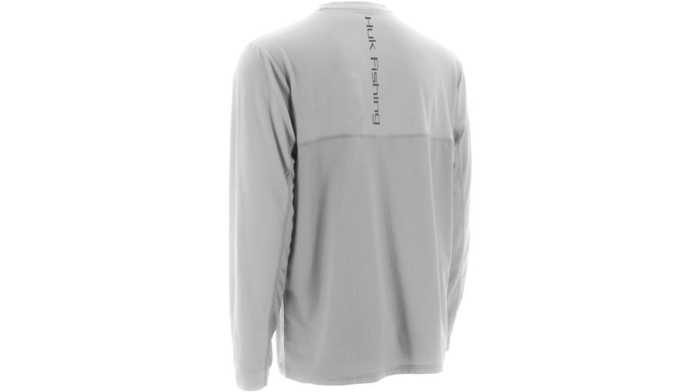 HUK Icon Long Sleeve, White, Small H1200064WHTS