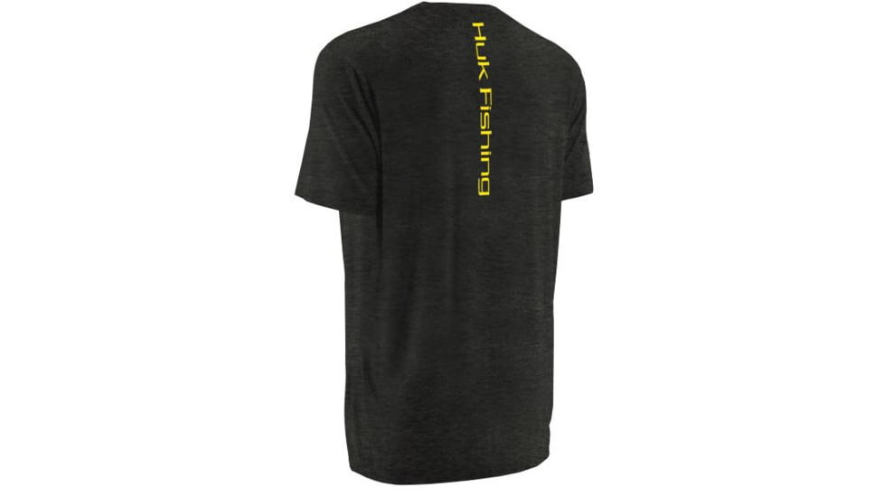 HUK Inked Bass Tee, Dark Grey Heather, XXXL H1000039DGHXXXL