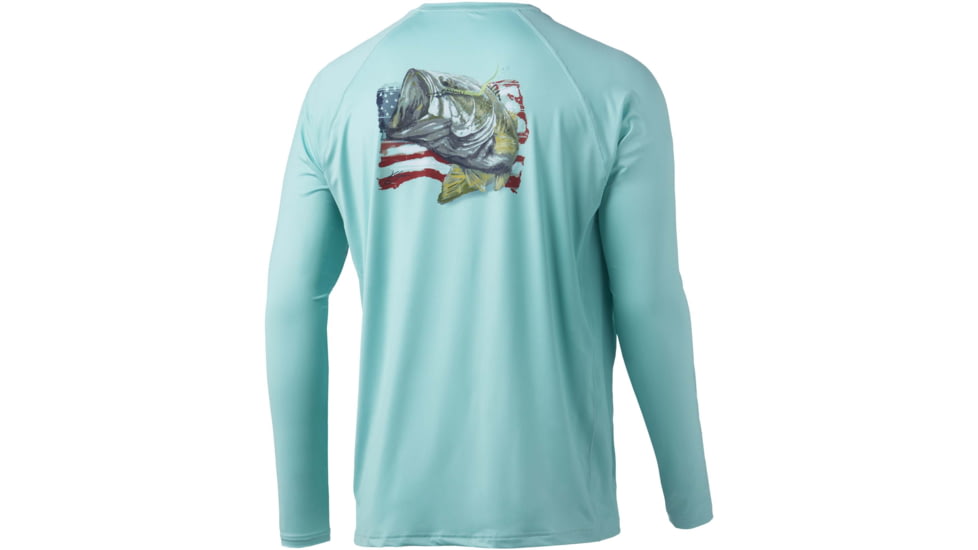 HUK Performance Fishing KC Americana Classic Pursuit - Men's, Beach Glass, XL, H1200419-339-XL