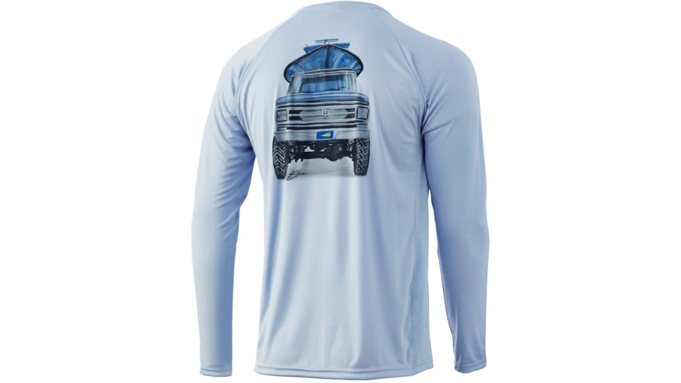HUK Performance Fishing KC Big Truck Pursuit Shirt - Men's, Coastal Sky, XL, H1200418-427-XL