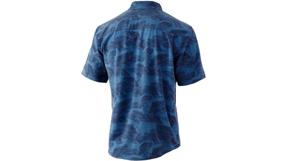 HUK Performance Fishing KC Kona Covered Up Shirt - Men's, Titanium Blue, M, H1500127-428-M