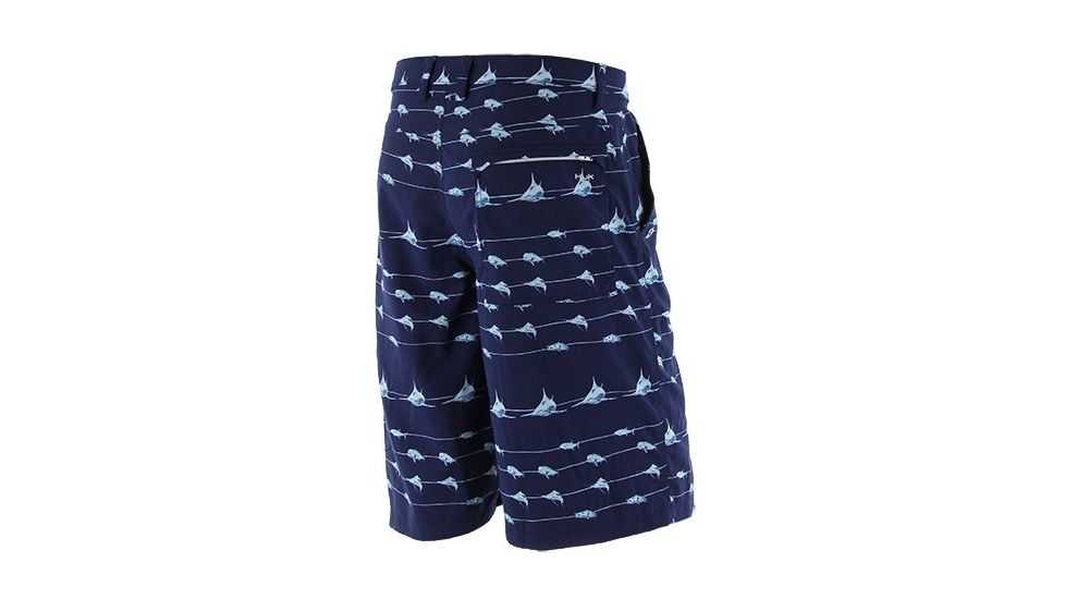 HUK KC Lines Guide Short, 30in Waist, Navy H2000006NVY30