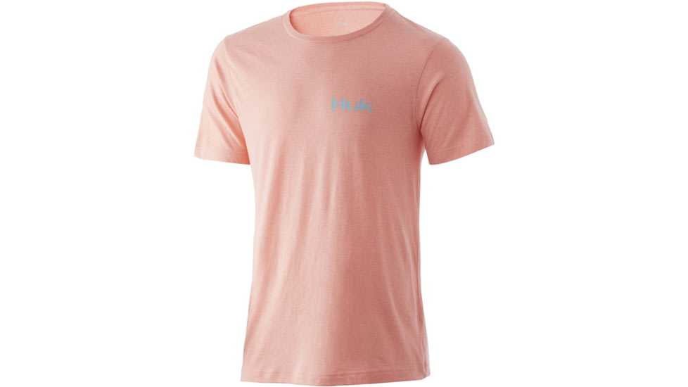 HUK Performance Fishing KC Solo Mission Tee - Men's, Desert Flower Heather, L, H1000340-689-L
