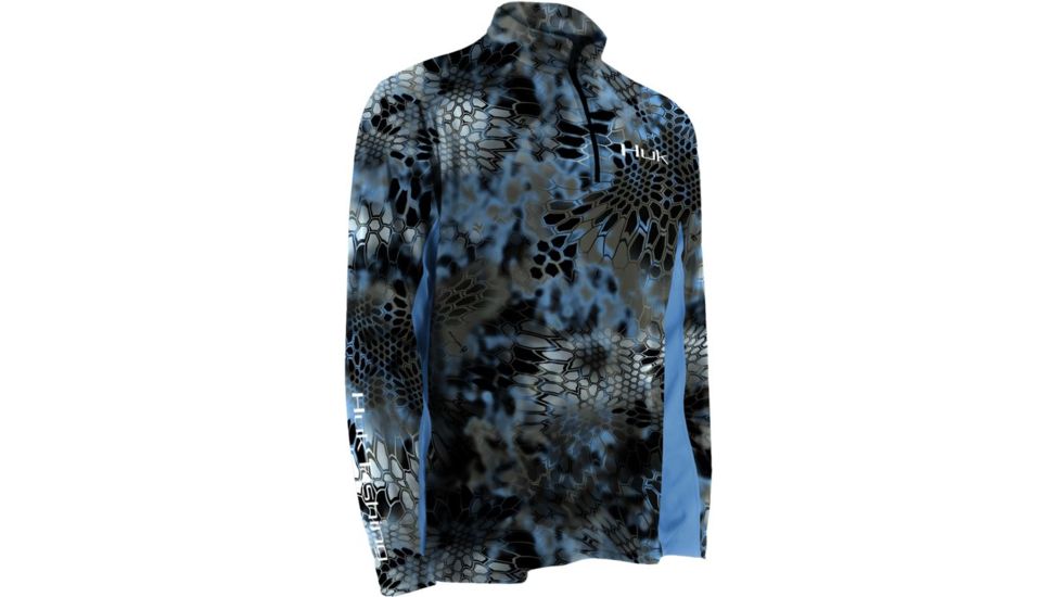 HUK Kryptek Icon 1/4 Zip, Neptune, Medium H1200007NEPM