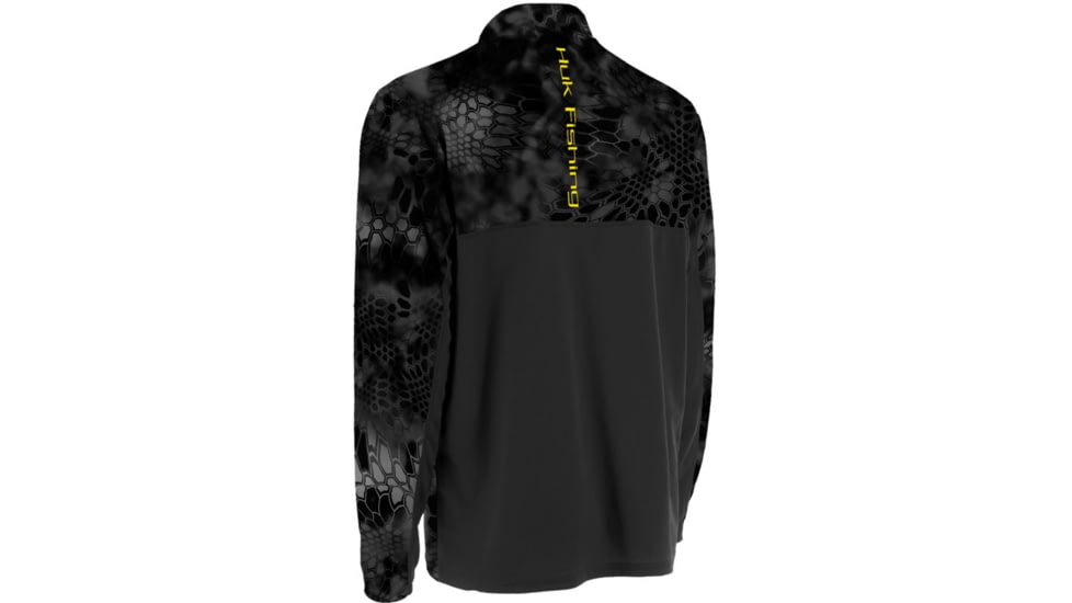 HUK Kryptek Icon 1/4 Zip, Typhon-Yellow, Medium H1200007TY1M