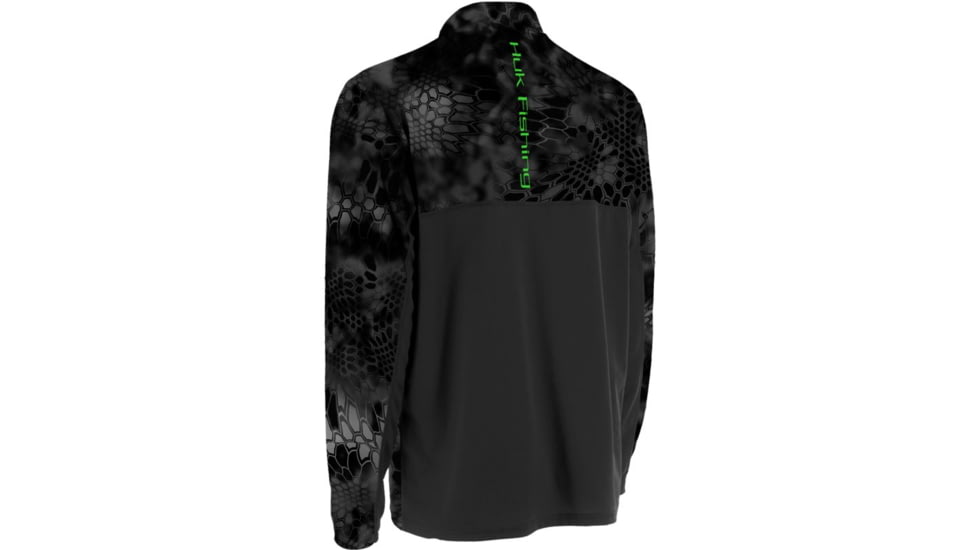HUK Kryptek Icon 1/4 Zip, Typhon-Neon Green, Extra Large H1200007TY2XL