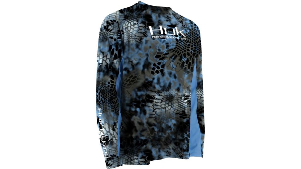 HUK Kryptek Icon Long Sleeve, Neptune, Medium H1200023NEPM