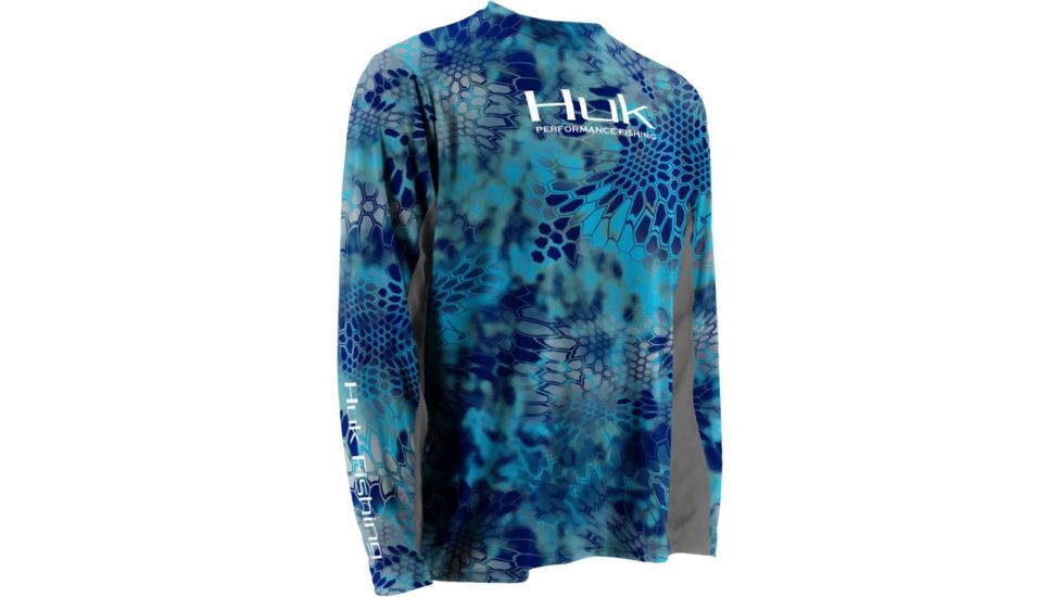 HUK Kryptek Icon Long Sleeve, Pontus, Large H1200023PONL